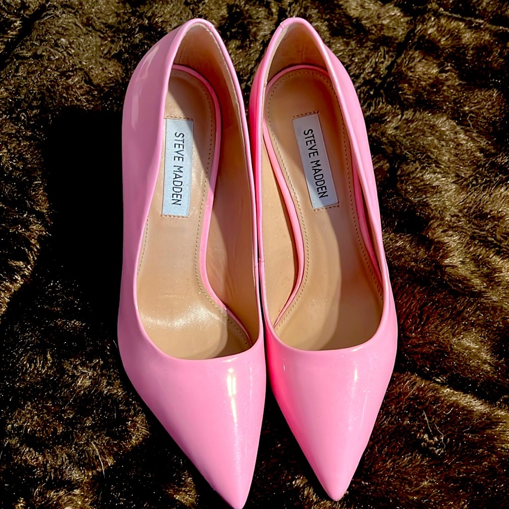 Steve Madden Barbie pink stilettos